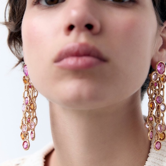 Zara limited edition colourful earrings - Picture 3 of 3
